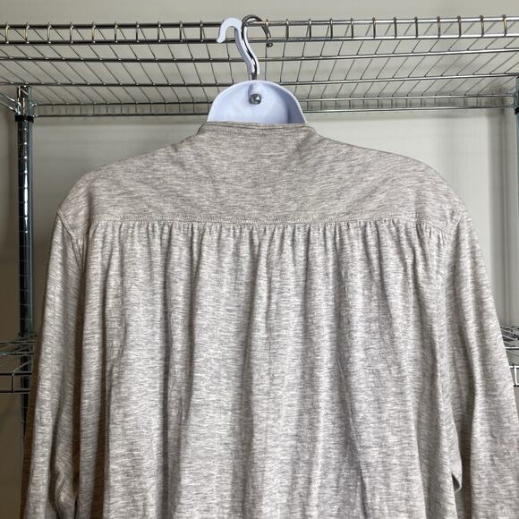 Coldwater Creek Women's Gray Open Front Cardigan Size 1X Soft Indian Cotton - Picture 10 of 11